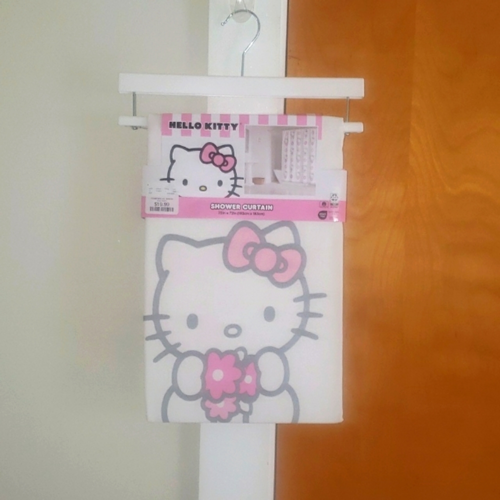 Hello Kitty shower curtain